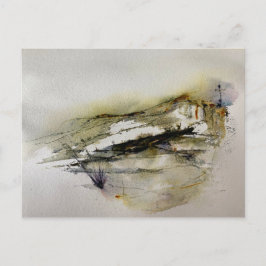 Cartão Postal Paisagem de abstrato Autumn Colunas