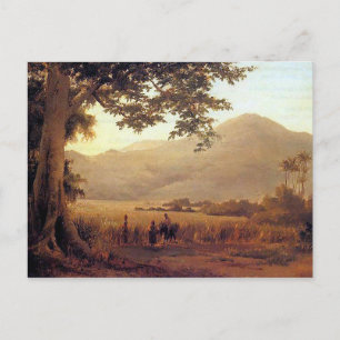 Cartão Postal Paisagem de Antilian por Camille Pissarro