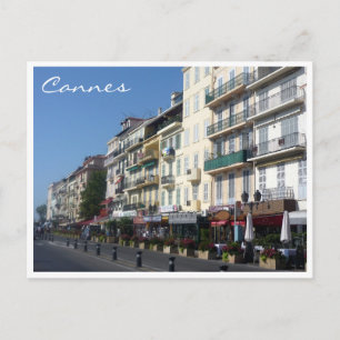 Cartão Postal paisagem de cannes