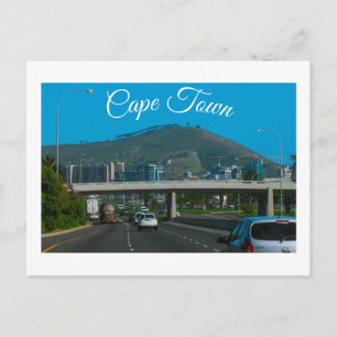 Cartão Postal Paisagem de Cidade do Cabo Montanha da Mesa Sinal