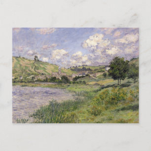 Cartão Postal Paisagem de Claude Monet  , Vetheuil, 1879