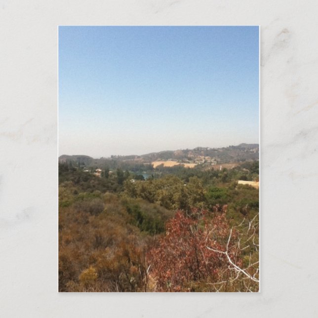 Cartão Postal paisagem de hollywood (Frente)