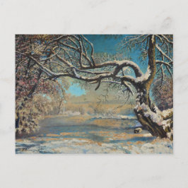 Cartão Postal Paisagem de inverno