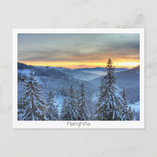 Cartão Postal Paisagem de inverno