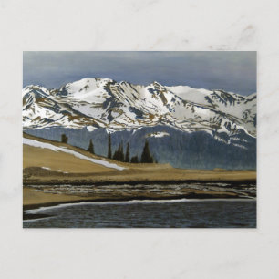 Cartão Postal Paisagem de inverno Leadville Colorado