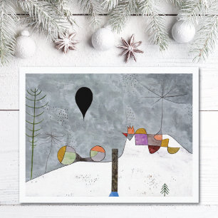 Cartão Postal Paisagem de inverno Paul Klee