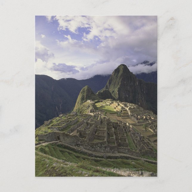 Cartão Postal Paisagem de Machu Picchu, Peru (Frente)