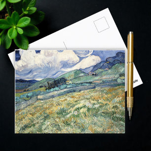 Cartão Postal Paisagem de Santo-Rémy por Vincent Van Gogh