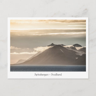 Cartão Postal Paisagem de Spitsbergen Svalbard
