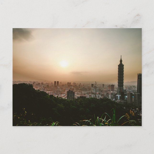 Cartão Postal Paisagem de Taiwan (Frente)