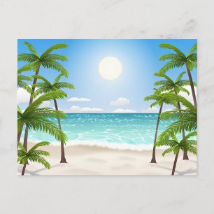 Cartão Postal Paisagem de Verão