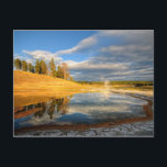 Cartão Postal Paisagem de Yellowstone<br><div class="desc">Paisagem de Yellowstone.</div>