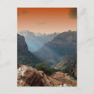 Cartão Postal Paisagem de Zion National Park