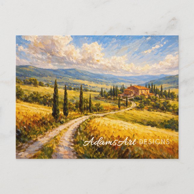 Cartão Postal Paisagem do Céu Giratório (Frente)