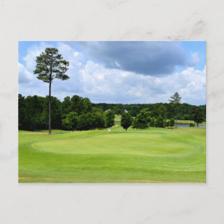 Cartão Postal Paisagem do Curso de Golfe