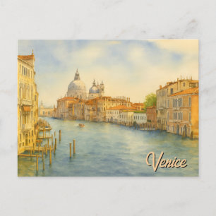 Cartão Postal Paisagem do Grande Canal de Veneza