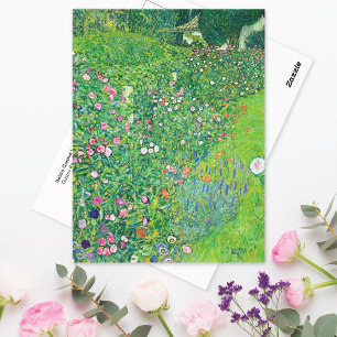 Cartão Postal Paisagem do Jardim Italiano Gustav Klimt