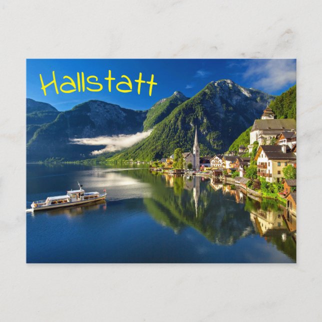 Cartão Postal Paisagem do Lago Scents Mountain Village (Frente)