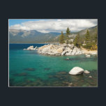 Cartão Postal Paisagem do Lago Tahoe<br><div class="desc">Pristine,  águas esmeraldas do lago Tahoe</div>