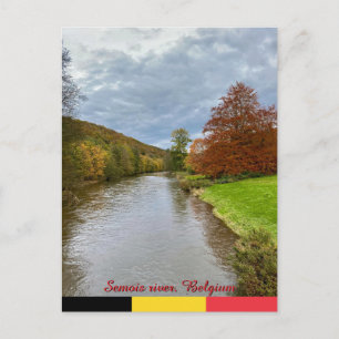 Cartão Postal paisagem do rio Semois em Bouillon, Bélgica viagem