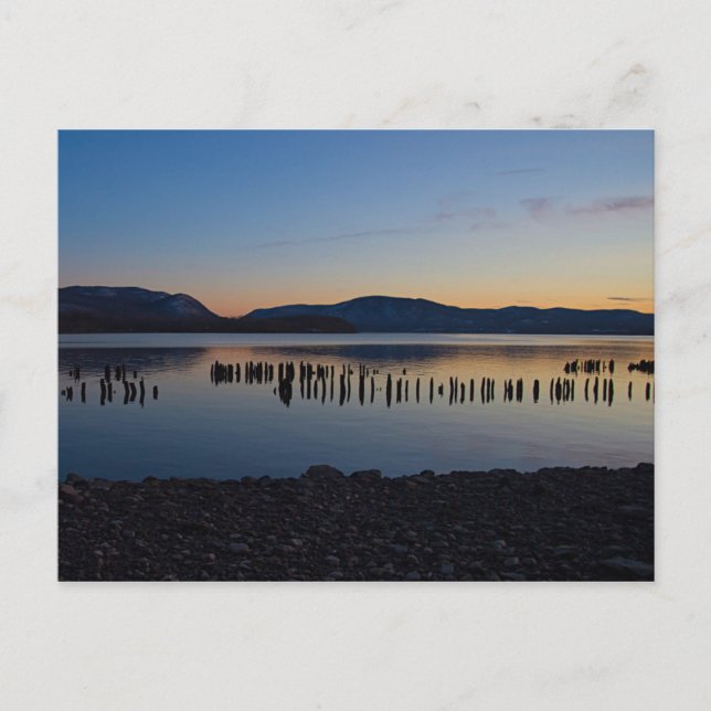 Cartão Postal Paisagem em camadas (Frente)