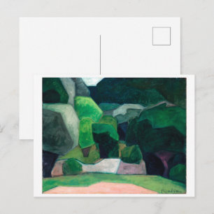 Cartão Postal Paisagem em Cassis Francis Picabia
