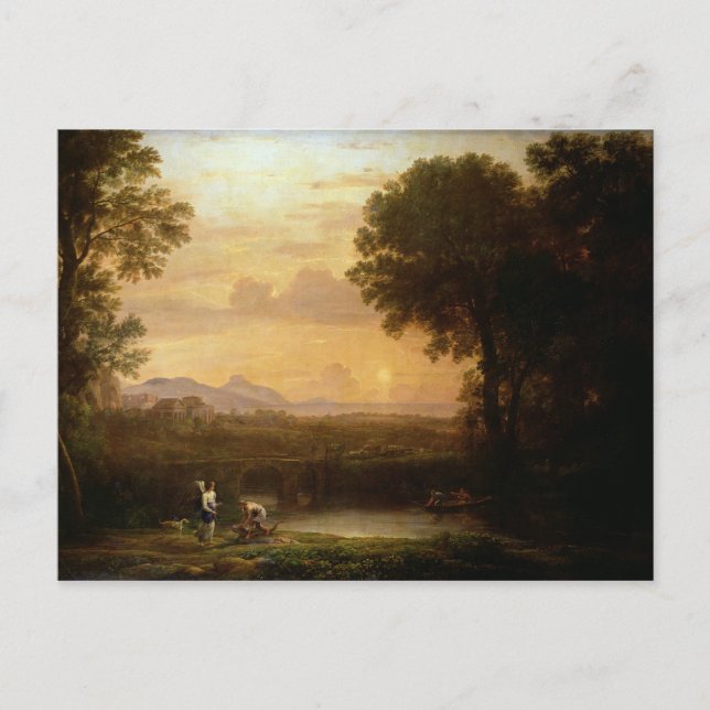 Cartão Postal Paisagem em Dusk (Frente)