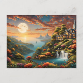 Cartão Postal Paisagem Fantástica