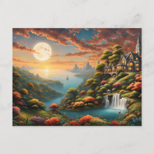 Cartão Postal Paisagem Fantástica