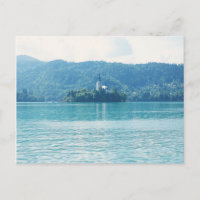 Paisagem Fotografia Lago Mountain Blue Eslovênia