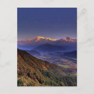 Cartão Postal Paisagem: HIMALAYA POKHARA NEPAL