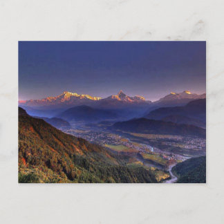Cartão Postal Paisagem: HIMALAYA POKHARA NEPAL