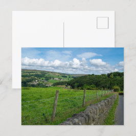 Cartão Postal Paisagem Histórica de Yorkshire