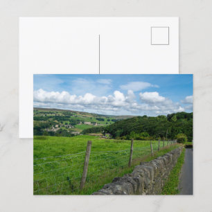 Cartão Postal Paisagem Histórica de Yorkshire