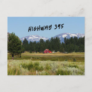 Cartão Postal Paisagem HWY 395 da Califórnia
