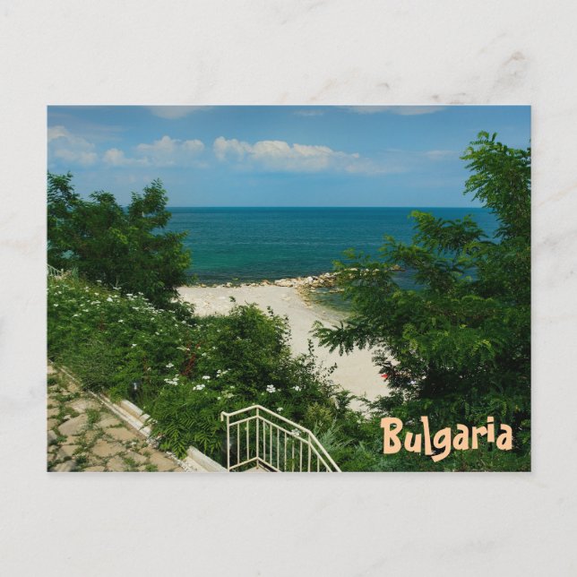 Cartão Postal Paisagem marítima (Frente)