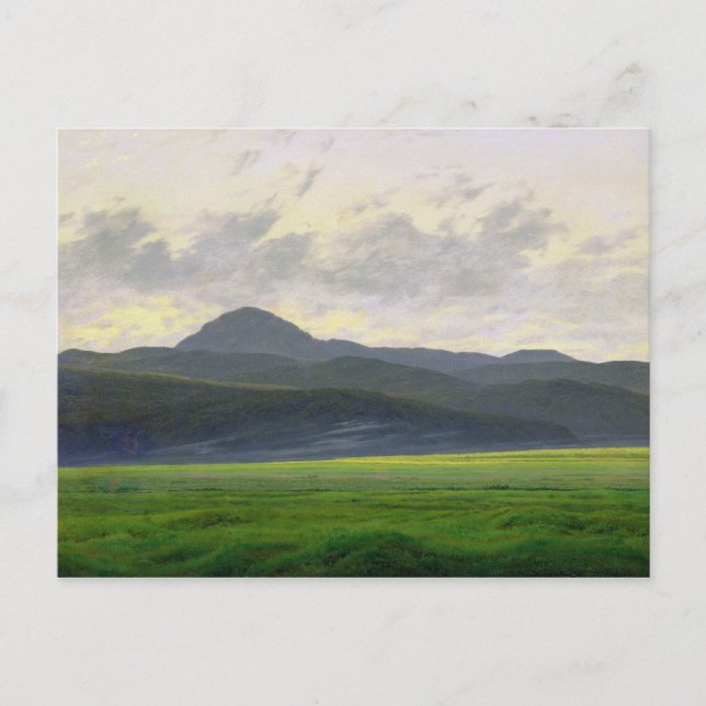 Cartão Postal Paisagem montanhosa (Frente)