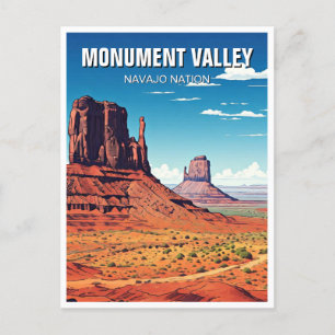 Cartão Postal Paisagem Monumento Vale Navajo Souvenir