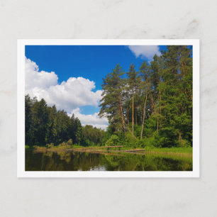 Cartão Postal Paisagem natural Canal Sky Belarus