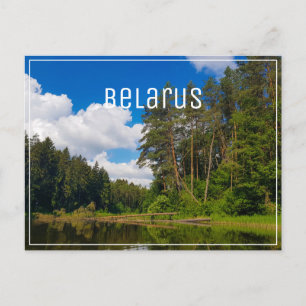 Cartão Postal Paisagem natural Canal Sky Belarus
