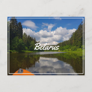 Cartão Postal Paisagem natural Canal Sky Belarus