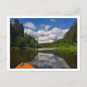 Cartão Postal Paisagem natural Canal Sky Belarus