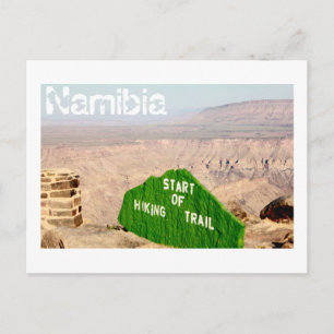 Cartão Postal Paisagem natural do Canyon do Rio Peixe da Namíbia