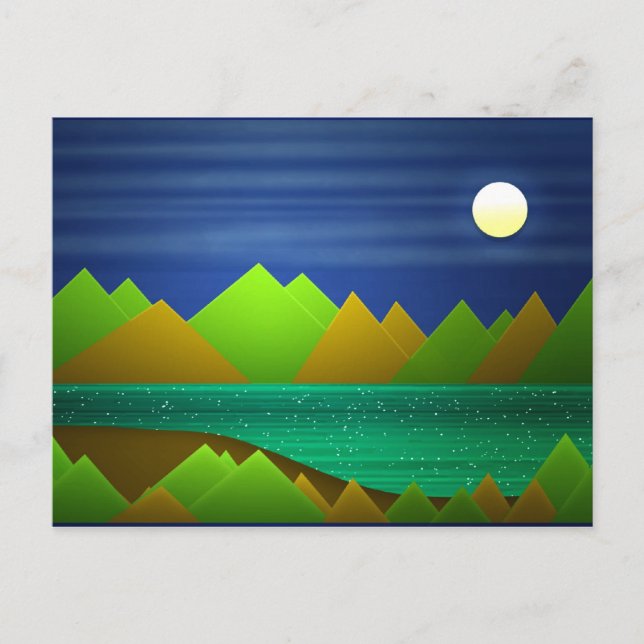 Cartão postal Paisagem Natureza (Frente)