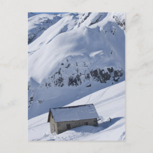 Cartão Postal paisagem nevada