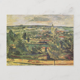 Cartão Postal Paisagem no Jas-de-Bouffan - Paul Cezanne
