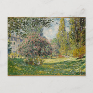 Cartão Postal Paisagem - Parc Monceau - Claude Monet