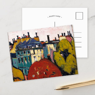 Cartão Postal Paisagem, Paris Henry Lyman Sačien