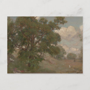 Cartão Postal Paisagem Pastoral Louis Loeb(Americano, 1866-1909)