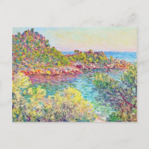 Cartão Postal Paisagem perto de Monte Carlo (por Claude Monet)